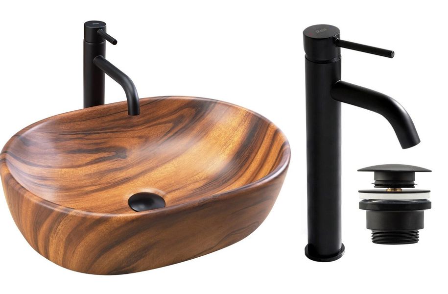 GTM Design Aufsatzwaschbecken AMELIA Modern Waschbecken günstig online kaufen