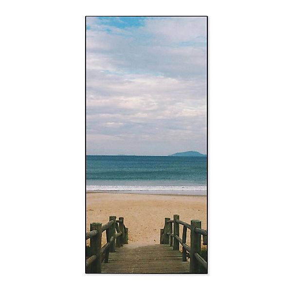 Banjado Magnettafel 37x78cm Magnetwand  Schwarz Aus Metall Magnetpinnwand P günstig online kaufen