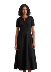 Marc OPolo Maxikleid geripptes Oberteil, Reißverschluss an der Seite, nahtf günstig online kaufen