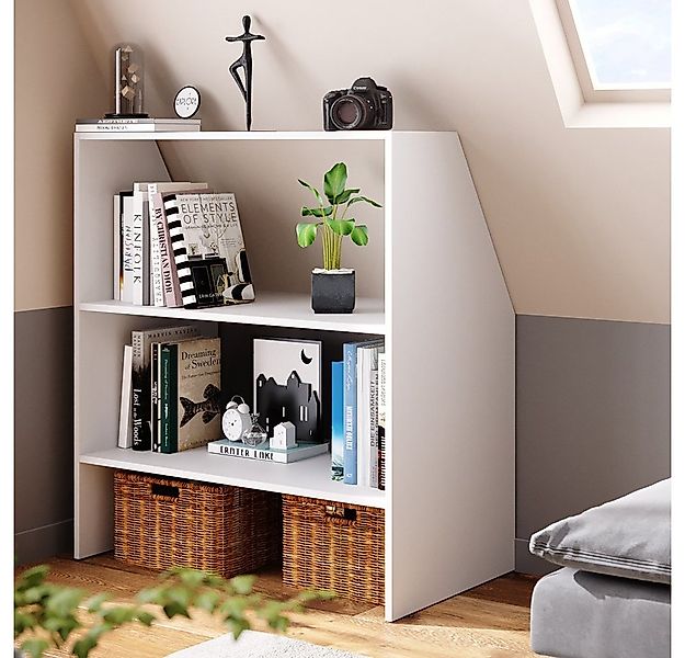 Vicco Regal, Weiß, 90 x 100 cm, 1-tlg. günstig online kaufen