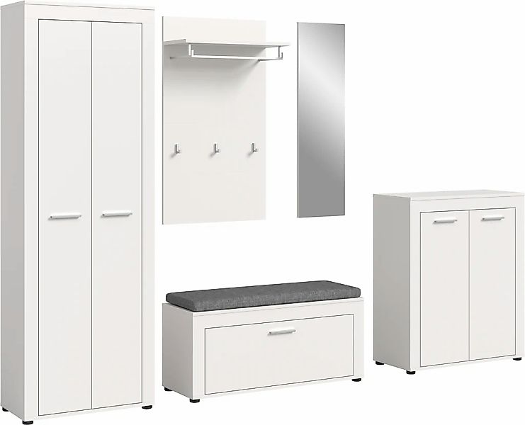 INOSIGN Garderoben-Set, (Set, 6 St.), Aosta, Höhe 191 cm, Garderobenset, Fl günstig online kaufen