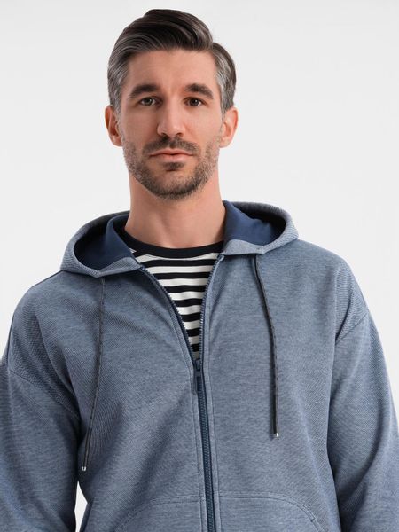 OMBRE Kapuzensweatjacke Weich strukturiertes Sweatshirt mit günstig online kaufen