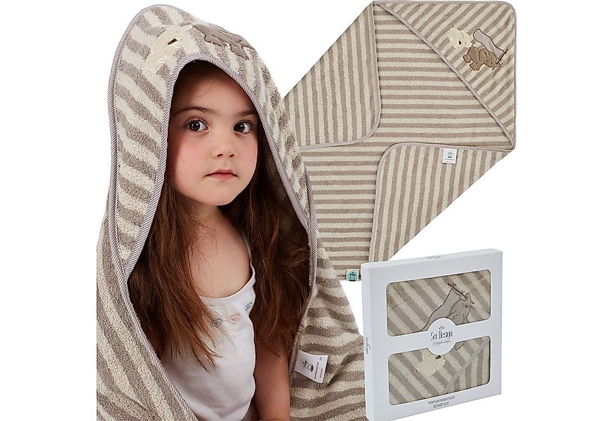 SEI Design Kapuzenhandtuch Kapuzentuch 80x80 Baby Handtuch mit Kapuze, Frot günstig online kaufen