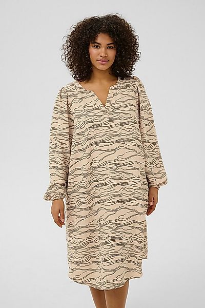 KAFFE Curve Langarmbluse Kleid KCnika Große Größen günstig online kaufen
