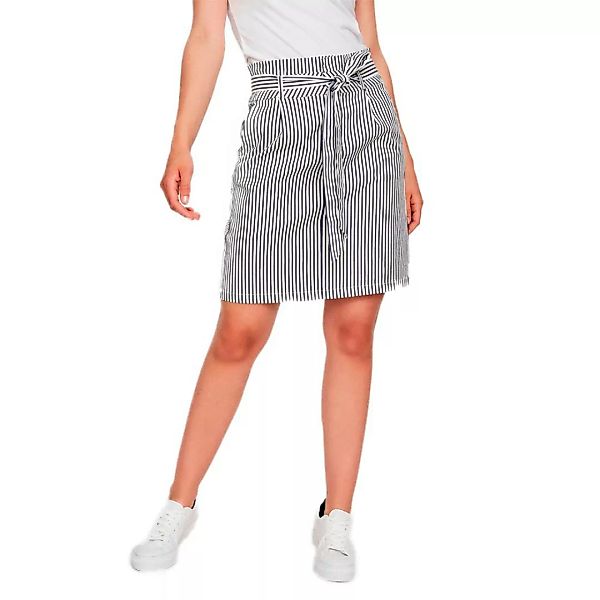 Vero Moda Eva Paperbag Cot Ps Rock XS Snow White / Stripes Navy Blazer günstig online kaufen