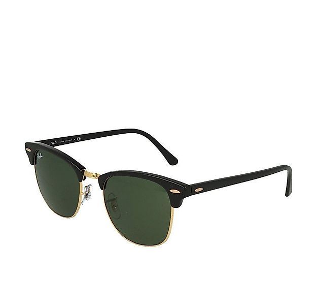 Ray-Ban Sonnenbrille Ray-Ban Clubmaster RB3016 W0365 Black On Arista Green günstig online kaufen