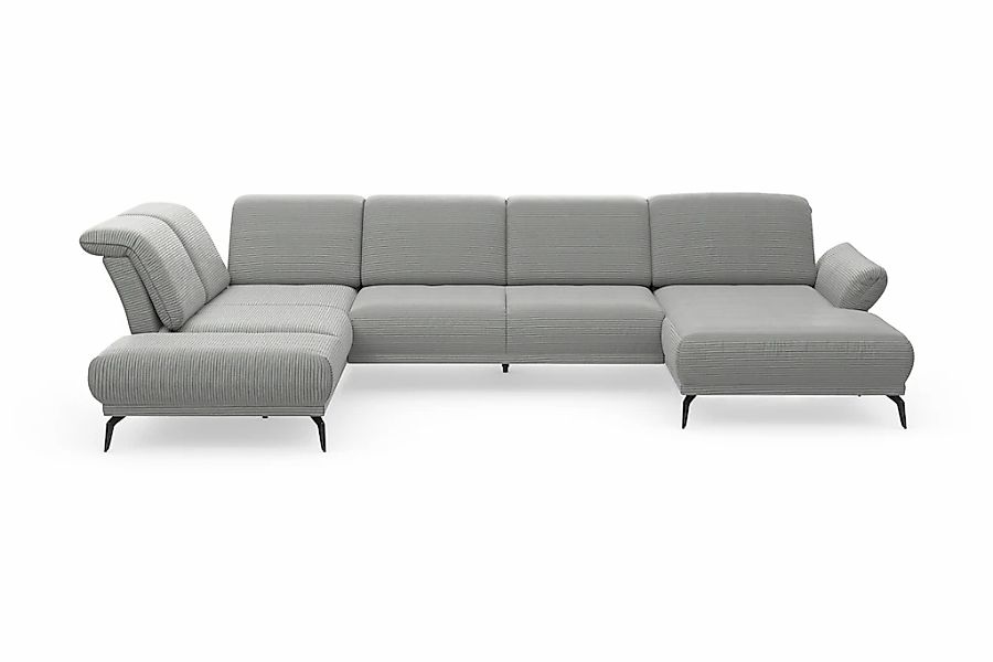 INOSIGN Wohnlandschaft »Coco U-Form« Sitztiefen-, Arm- und Kopfteilverstell günstig online kaufen