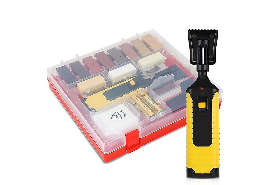Clanmacy Laminat-Reparaturset Holz Reparatur Set 17-teilig 11 Wachs Holzmöb günstig online kaufen