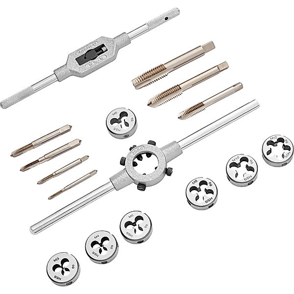LUX-TOOLS Gewindebohrer-Set M3 - M12 16-teilig günstig online kaufen