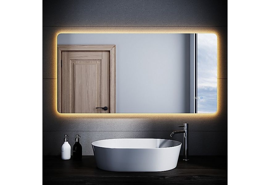 SONNI Badspiegel LED Badspiegel mit Touch, 3 Lichtfarben, Anti-Beschlag, 70 günstig online kaufen