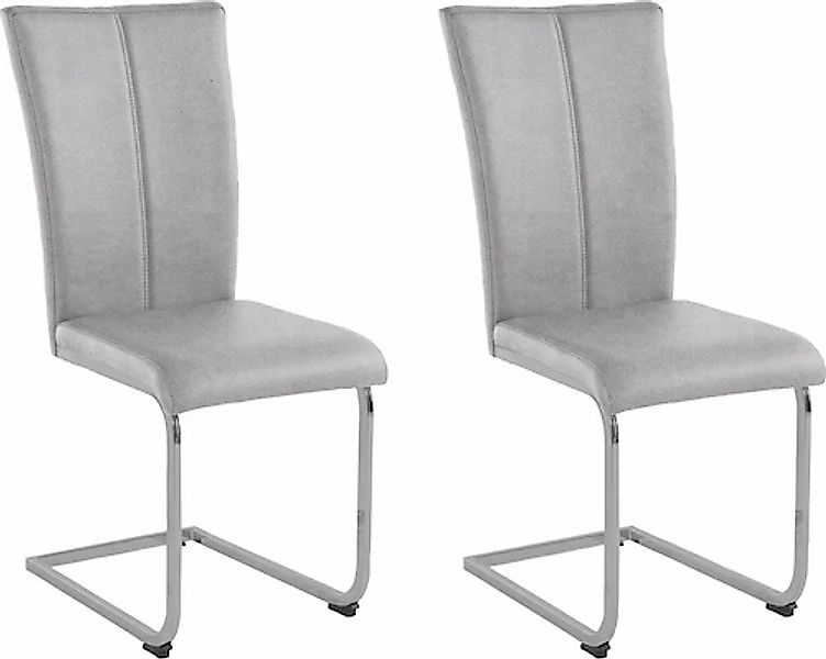 Home affaire Freischwinger »Alex«, (Set), 2 St., Microfaser 2, Stuhl belast günstig online kaufen
