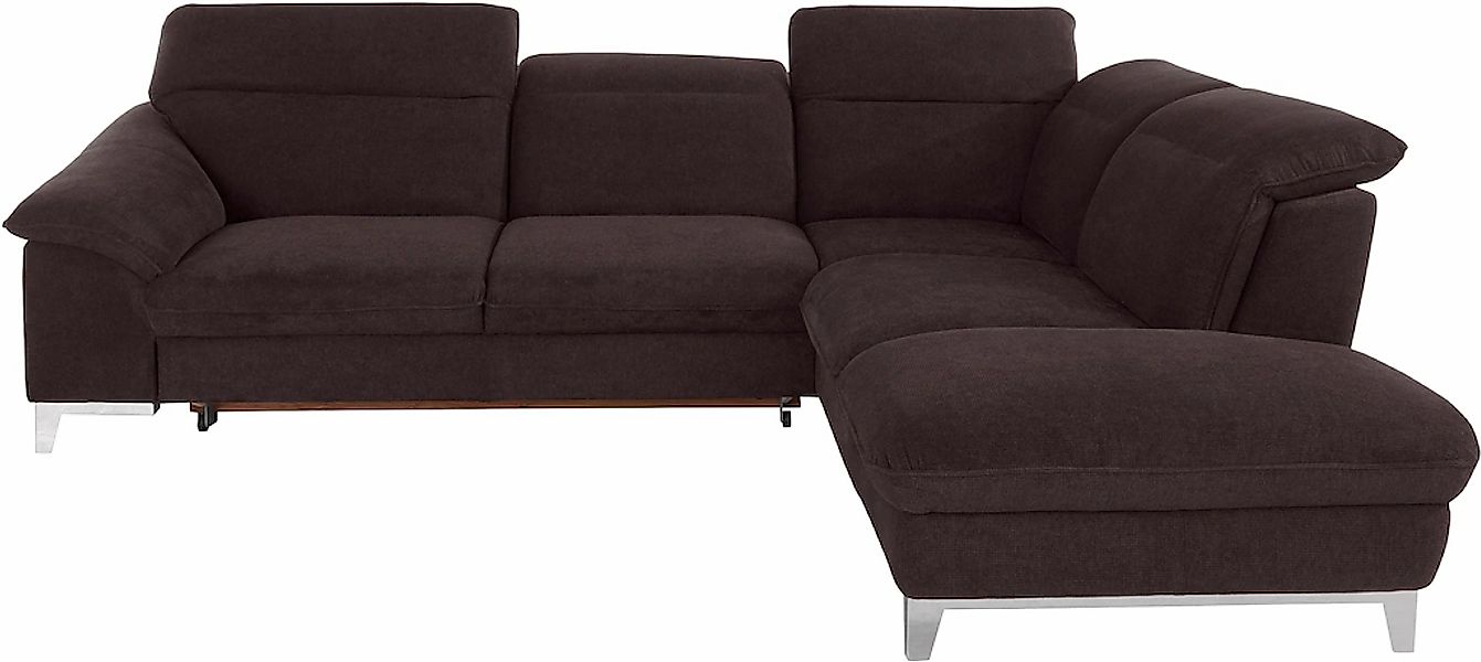 COTTA Ecksofa "Teresa L-Form", mit Kopfteilverstellung, wahlweise mit Bettf günstig online kaufen