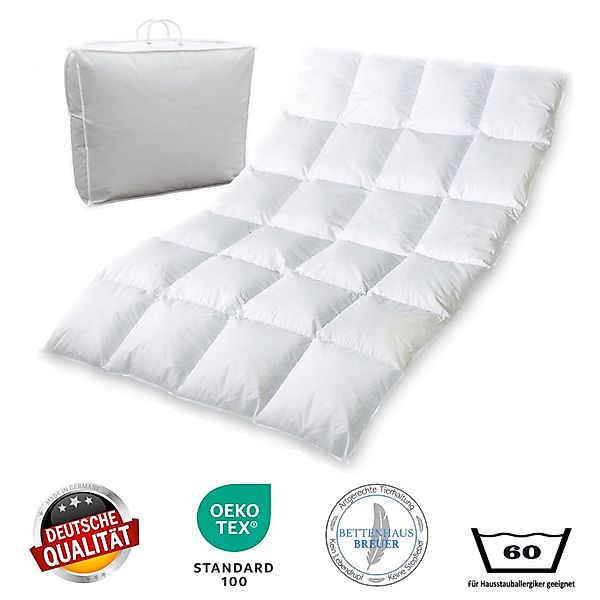 Bettenhaus Breuer Federbettdecke 1600g neue sibirische günstig online kaufen