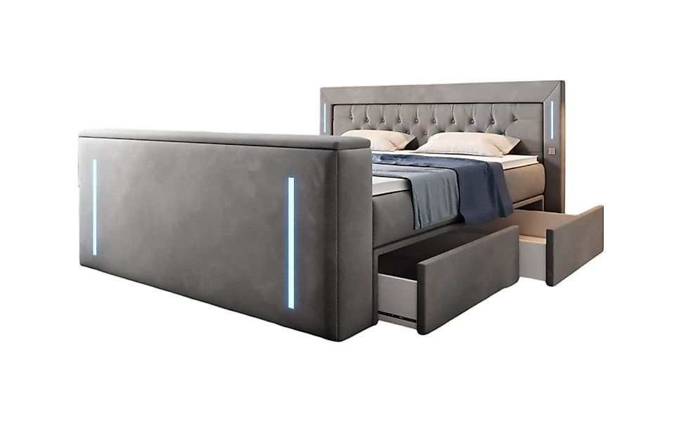 Luxusbetten24 Boxspringbett Divaneo, mit TV Lift günstig online kaufen