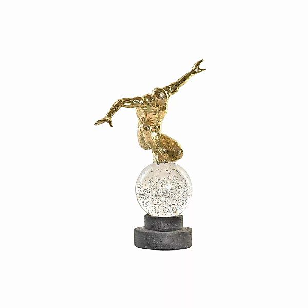 Deko-figur Dkd Home Decor Kristall Golden Harz Herren (28 X 12 X 38 Cm) günstig online kaufen