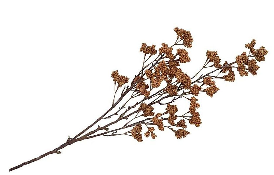 Kunstblume Wunderschöner Beerenzweig Beeren braun Kunstblume günstig online kaufen