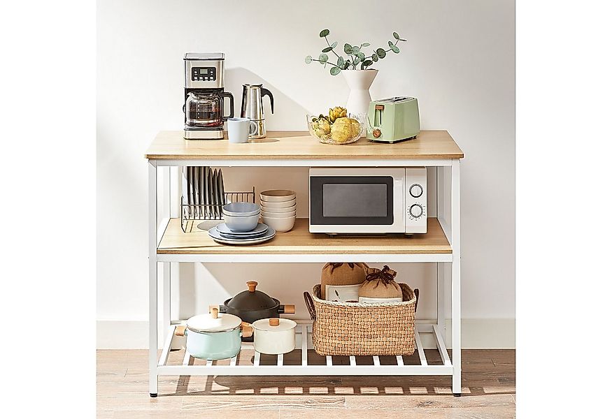 VASAGLE Küchenregal, Kücheninsel, Standregal, 60 x 120 x 90 cm (TxBxH) günstig online kaufen