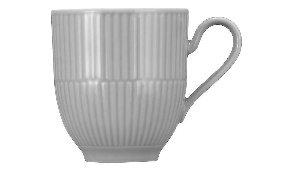 Seltmann Weiden Kaffeebecher  Amina ¦ grau ¦ Porzellan ¦ Maße (cm): H: 12 günstig online kaufen