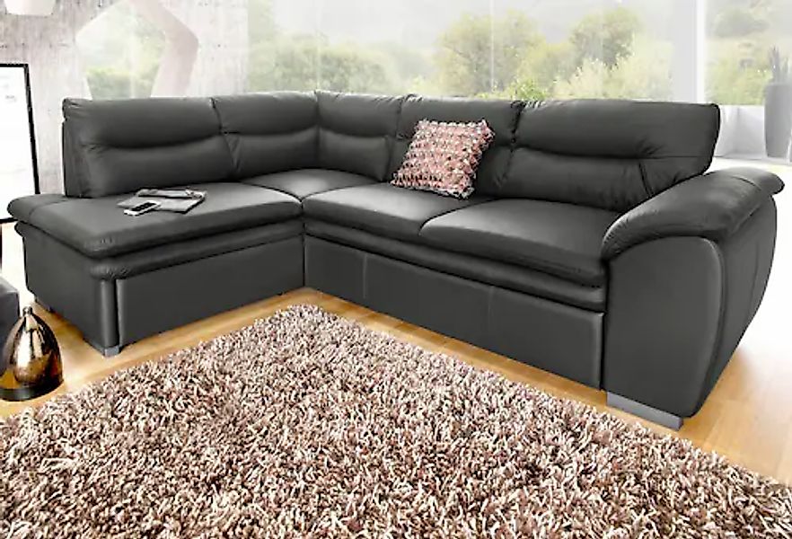 COTTA Ecksofa »Leandra L-Form«, wahlweise mit Bettfunktion & Bettkasten günstig online kaufen