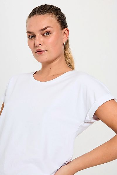 FREEQUENT T-Shirt "FQJOKE" bequem geschnitten, mit Ärmelaufschlag günstig online kaufen