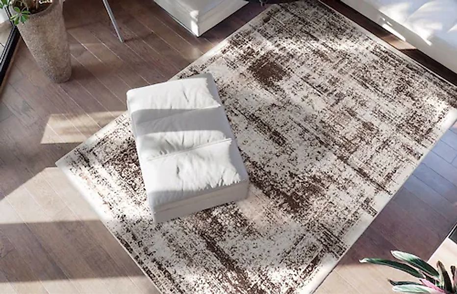 me gusta Teppich »Ariya 225«, rechteckig, 6 mm Höhe, Flachflor, gekettelt, günstig online kaufen