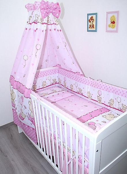 Primawela Babybettwäsche Baby Bettset- 6 teiliges mit 420 Nestchen Vollstof günstig online kaufen