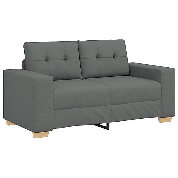 vidaXL Sofa Zweisitzer-Sofa Dunkelgrau 120 cm Stoff günstig online kaufen