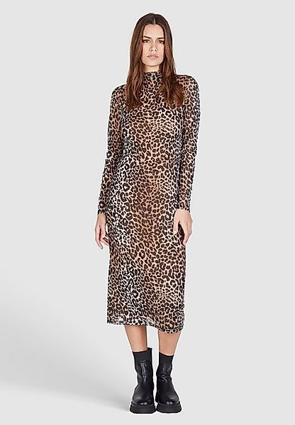 MARC AUREL Meshkleid mit Leopardenprint günstig online kaufen