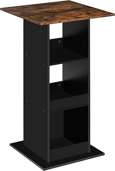 Woltu Bartisch (1-St), mit 3 Regalfächern, aus Holzwerkstoff günstig online kaufen