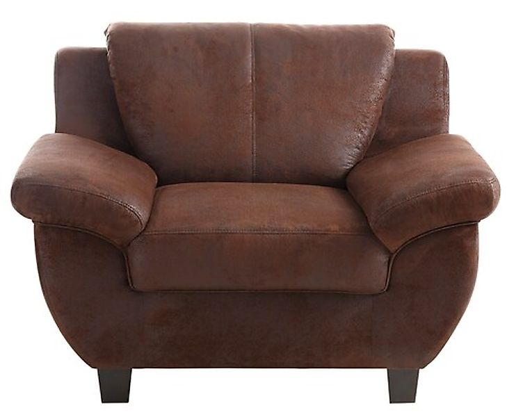 Home affaire Sessel "Yesterday belastbar bis 140kg/ Sitz", Microfaser MELRO günstig online kaufen