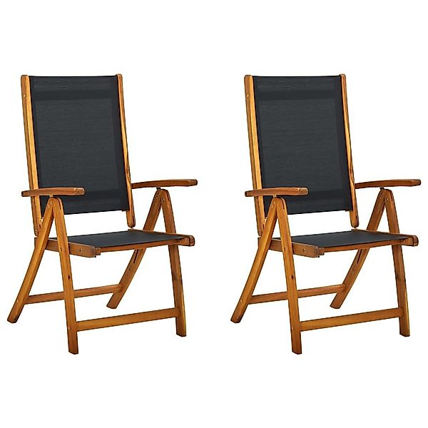 vidaXL Gartenstuhl Gartenstühle 2 Stk. Klappbar günstig online kaufen