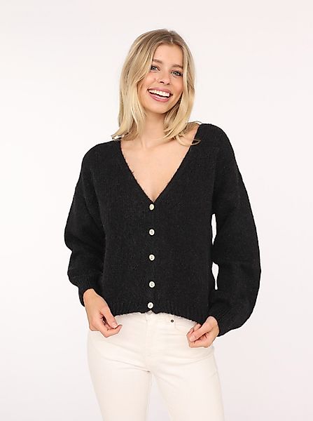 Zwillingsherz Strickjacke "Uni" One Size, Langarm, günstig online kaufen