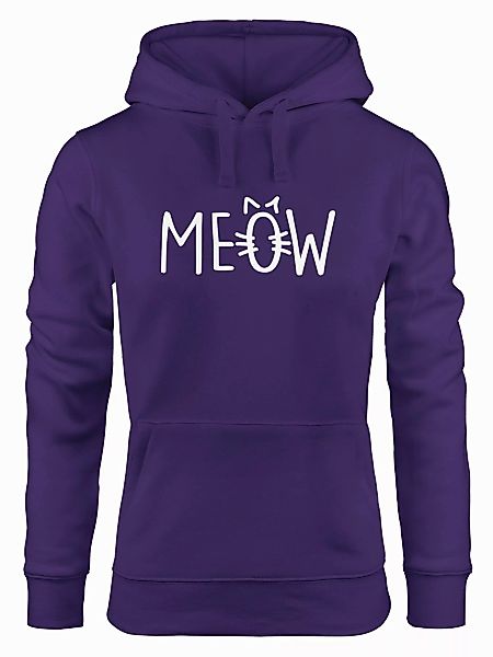 MoonWorks Hoodie Hoodie Damen Katze Meow günstig online kaufen