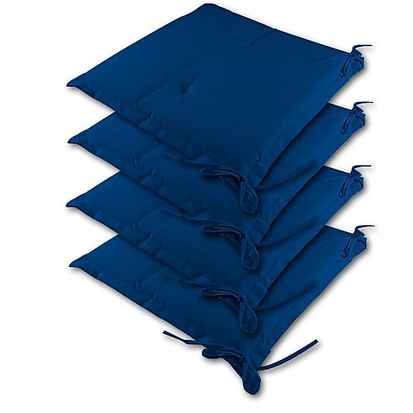 Sitzkissen 4er-Set Sydney Blau 45x40x6cm günstig online kaufen