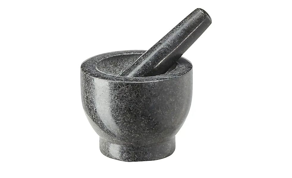 KHG Mörser mit Stößel  Mörser ¦ grau ¦ Granit ¦ Maße (cm): H: 8  Ø: 10 Küch günstig online kaufen