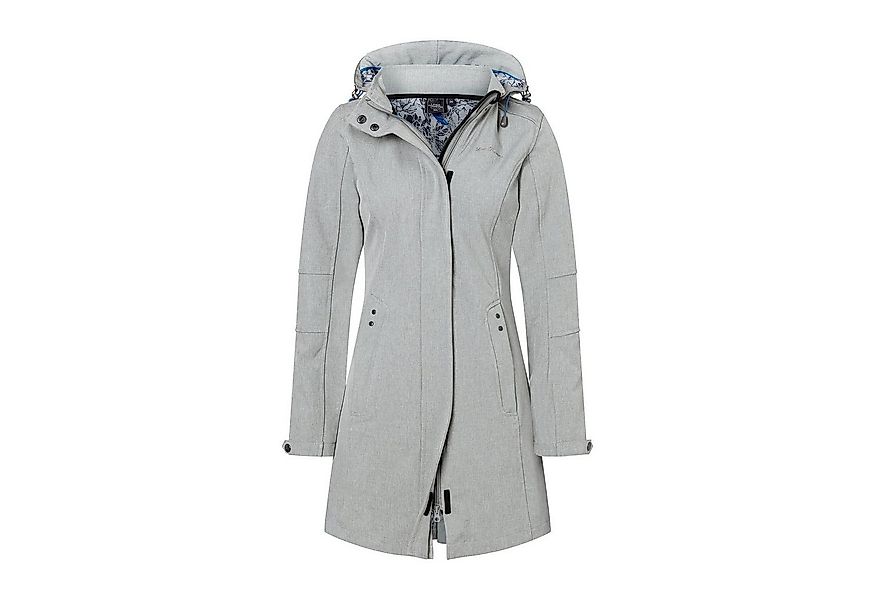 DEPROC Active Softshellparka SANSON PEAK WOMEN Softshellparka in edler Lein günstig online kaufen