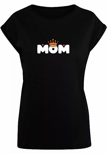 Merchcode T-Shirt Merchcode Damen Ladies Mothers Day - Queen Mom T-Shirt (1 günstig online kaufen