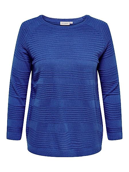 ONLY Strukturiert Pullover Damen Blau günstig online kaufen