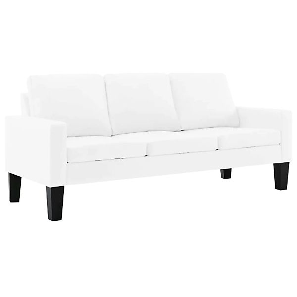3-sitzer-sofa Weiß Kunstleder günstig online kaufen
