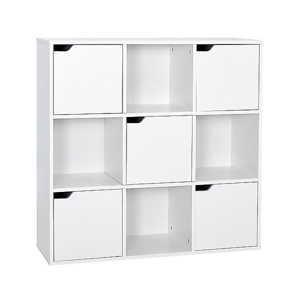 Mondeer Bücherregal Bücherschrank, Aufbewahrungsregal, 9 Fächer günstig online kaufen