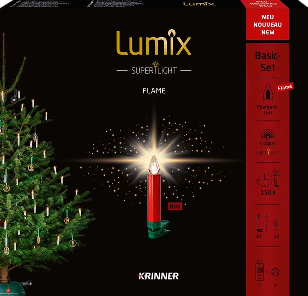 lumix LED-Christbaumkerzen LUMIX SuperLight Flame Mini günstig online kaufen