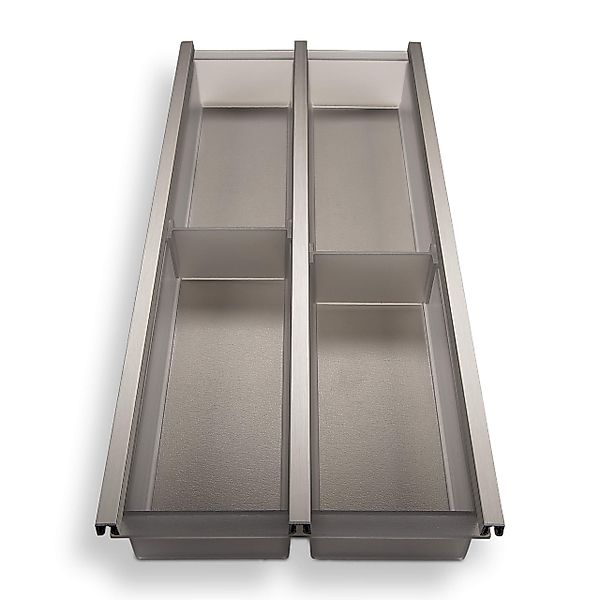 SOTECH Cuisio Besteckeinsatz 300 mm Höhe 55 mm Transluzent Graphitgrau günstig online kaufen