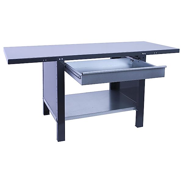 PROREGAL Werkbank BUFFALO METAL Mit 1x Schublade HxBxT 83x150x73cm Traglast günstig online kaufen
