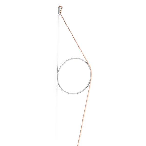 FLOS Wirering Pink LED-Wandleuchte, Ring weiß günstig online kaufen