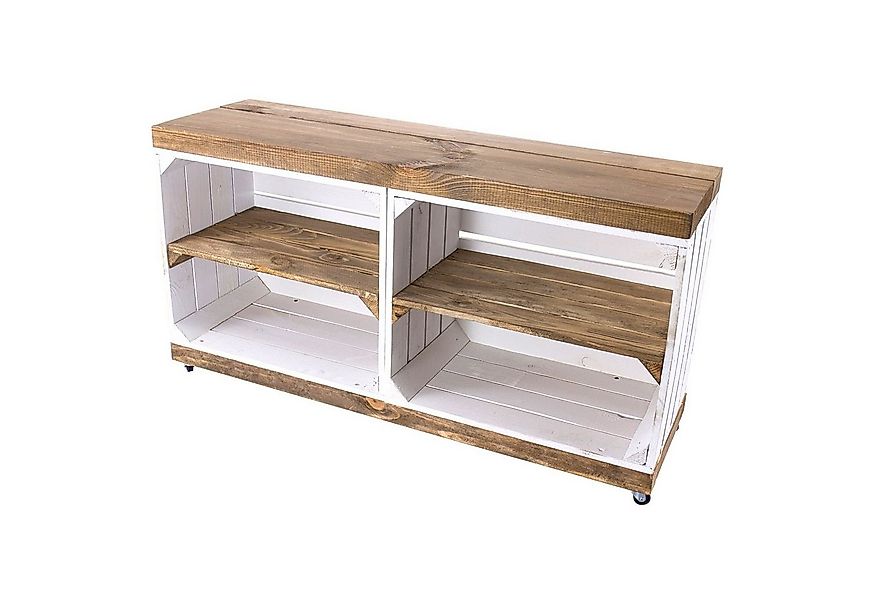 Kistenkolli Altes Land Allzweckkiste Sitzbank TV Bank Caro Holzbank Schuhre günstig online kaufen