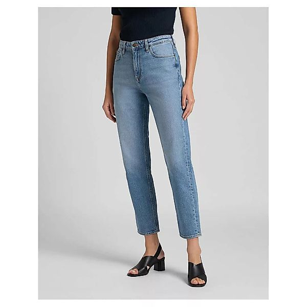 Lee Damen 3/4 Jeans Carol - Straight Fit - Blau - Mid Soho günstig online kaufen