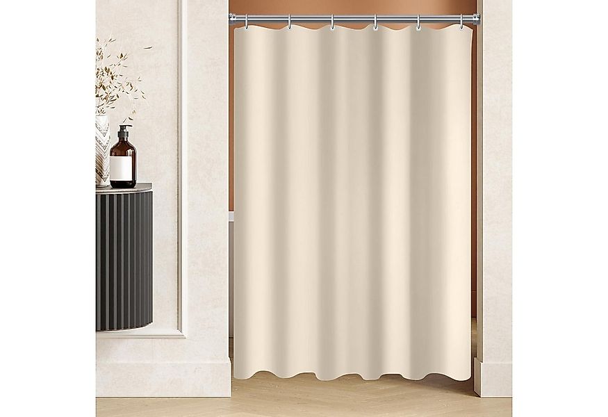 Lerores Duschvorhang Duschvorhang Beige 80x180cm Antischimmel Wasserabweise günstig online kaufen