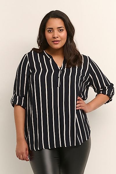 KAFFE Curve Langarmbluse Langarm-Bluse KCsida Große günstig online kaufen