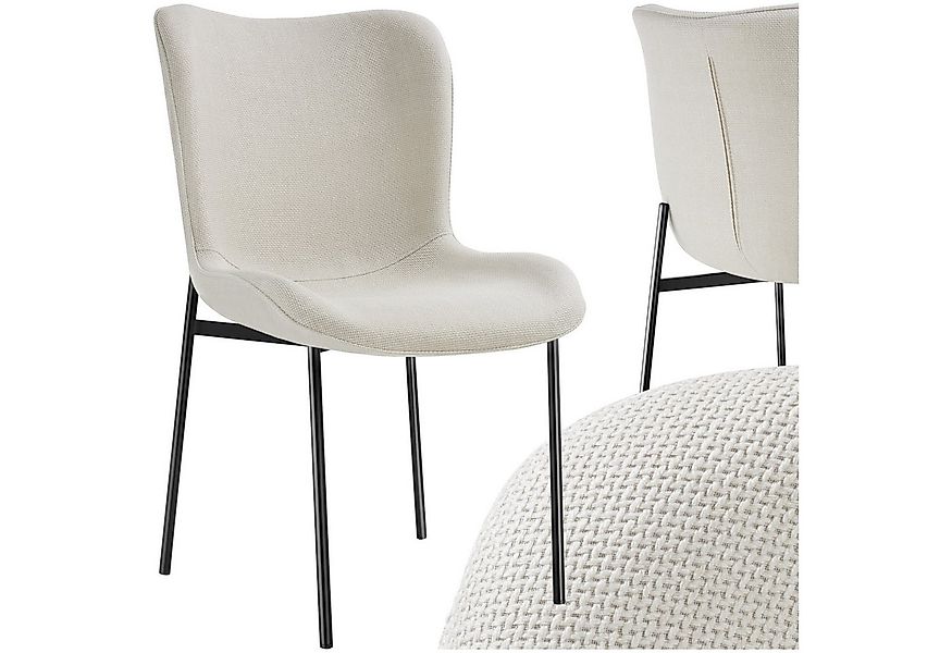 tectake Esszimmerstuhl Polsterstuhl Tessa (Set, 1 St), Hohe Rückenlehne und günstig online kaufen
