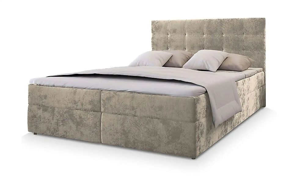 MASSENO Boxbett mit Bettkasten Glos ¦ beige ¦ Maße (cm): B: 140 H: 98 Bette günstig online kaufen